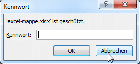 Excel Passwort