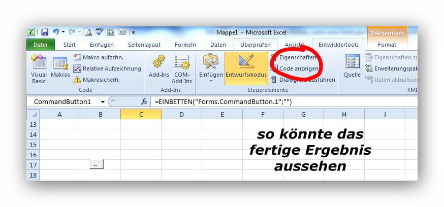 So könnte das Ergebnis aussehen